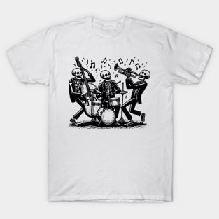 skeletons play jazz T-Shirt